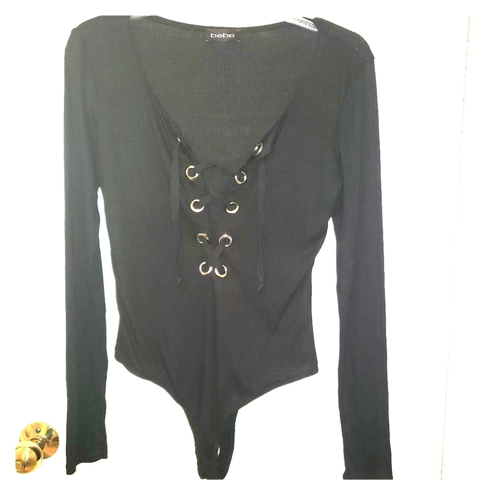 Bebe black bodysuit